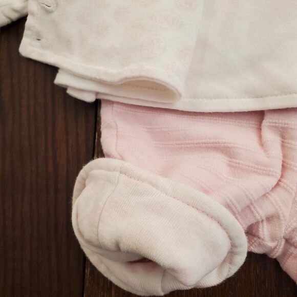 Lot of 2 Baby‎ 0-3 First Impressions & Grain de blé Girl's Matching Set- Outfits - Picture 16 of 16